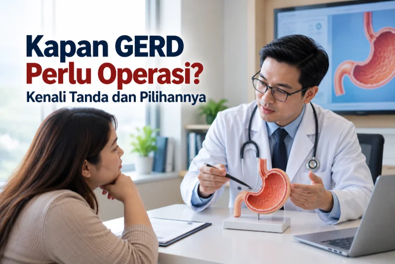 Kapan GERD Perlu Operasi? Kenali Tanda dan Pilihannya