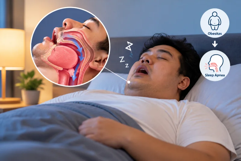 Obesitas dan Sleep Apnea Kenali Hubungan dan Gejalanya